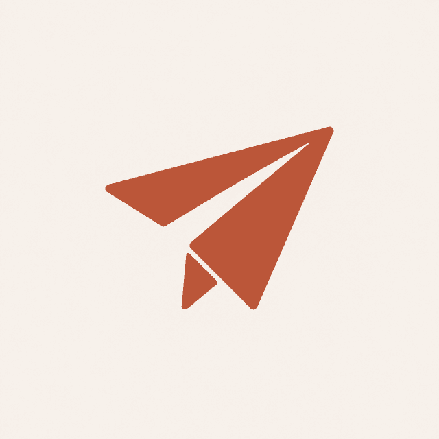 Paper plane — simpel versturen