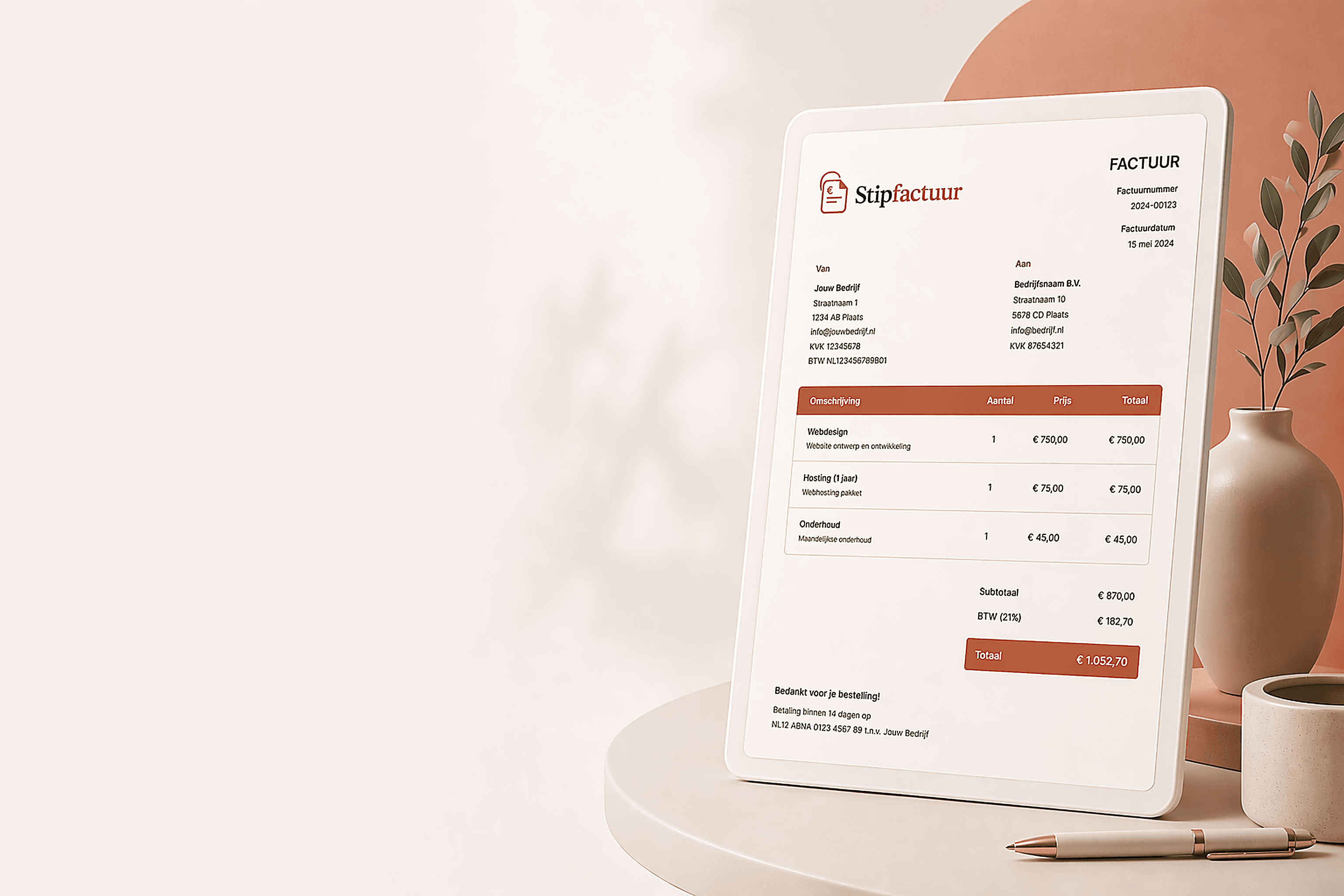 Stipfactuur Achtergrond