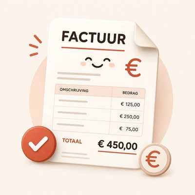 Voorbeeld van een professionele factuur
